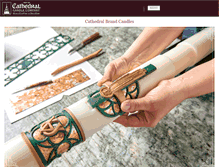 Tablet Screenshot of cathedralcandle.com